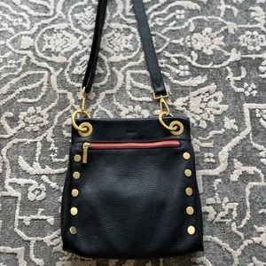 Black real leather Hammitt handbag and wallet